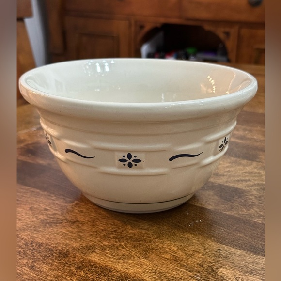 Longaberger Other - Longaberger Discontinued 8" Mixing Bowl Woven Traditions Classic Blue